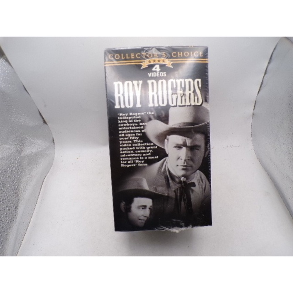 Roy Rogers Collector's Choice 4 Video VHS Box Set Carson City Kid Colorado New